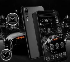 Black Luxury Sports Car Theme🚗 Screenshot 1