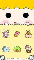 Cute Yellow Boy Kawaii Theme تصوير الشاشة 1