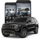 Black Jeep Big Suv Launcher Theme simgesi