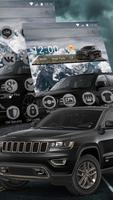 Black Jeep Big Suv Launcher Theme plakat