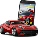 Fast Luxury Red Sport Car Racing Theme aplikacja