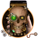 Steampunk Tech Skull Launcher Theme APK