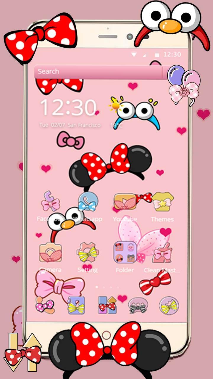 Kartun Pink Lucu Kupu Kupu Tema Wallpaper For Android Apk Download