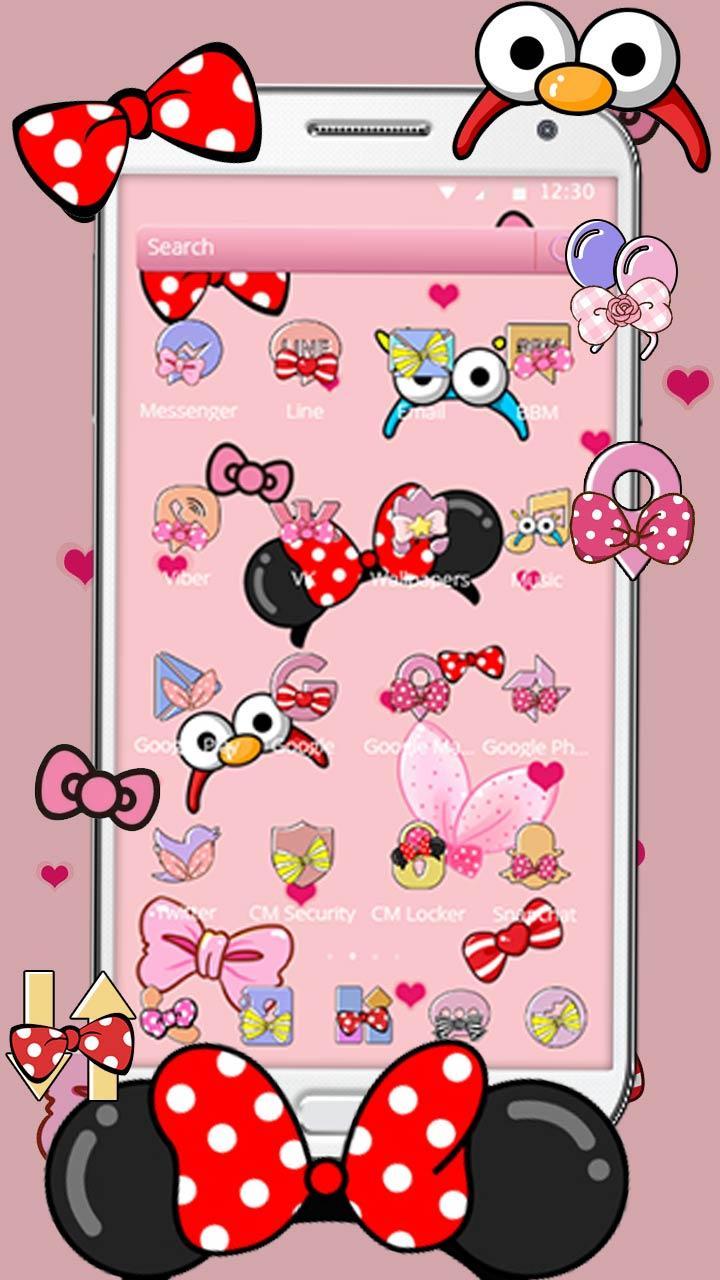 Kartun Pink Lucu Kupu Kupu Tema Wallpaper For Android Apk Download