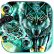 Dark Neon Thunder Wolf Theme