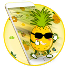 Cute Yellow Pineapple Launcher Theme🍍 icône