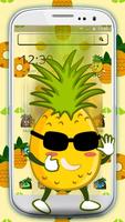 Cute Yellow Pineapple Launcher Theme🍍 Affiche