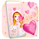 Fashionable Rose Girl Theme APK