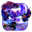 Dark Purple Dragon Theme aplikacja