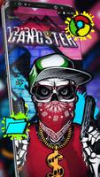 Thug Skull Graffiti Launcher Theme скриншот 3