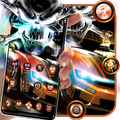 Sport Car Skull Theme