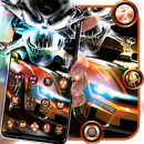 Sport Car Skull Theme APK