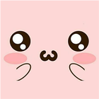 Pink Cartoon Pet Face Lovely Theme 아이콘