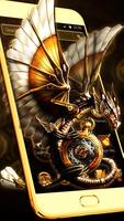 Steampunk Dragon Launcher Theme Affiche