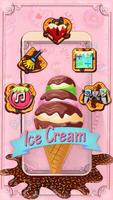 Yummy Tasty Ice Cream Launcher Theme captura de pantalla 3