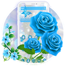 Elegant Blue Rose Theme🌹 APK