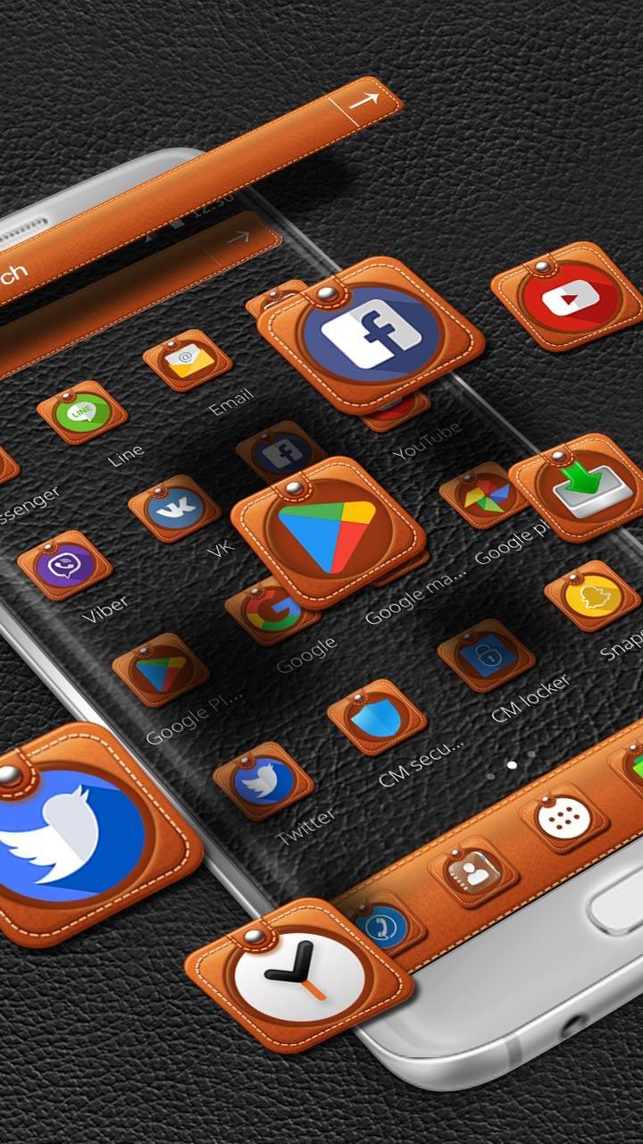 Aesthetic Leather Theme For Android Apk Download - iphone aesthetic roblox app icon