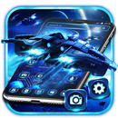Futuristic Galaxy Spaceship Theme APK
