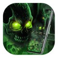 Green Evil Skull Theme
