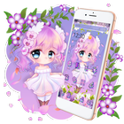 Cute Princess Kawaii Girl Theme💃 ikon