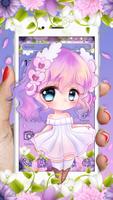 برنامه‌نما Cute Princess Kawaii Girl Theme💃 عکس از صفحه