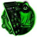 Creepy Green Smile Man Theme APK