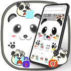 Cute Face Panda Launcher Theme 🐼 Zeichen