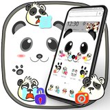 Cute Face Panda Launcher Theme 🐼 Zeichen