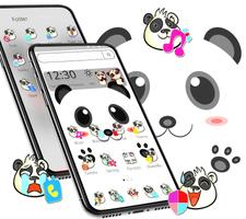 Cute Face Panda Launcher Theme 🐼 screenshot 3