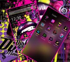 Graffiti Hot Lips Theme screenshot 3