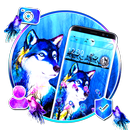 Neon Night Magic Wolf Theme 🐺 APK