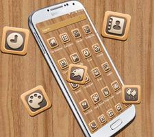 Temas móviles del árbol de grano de madera captura de pantalla 3