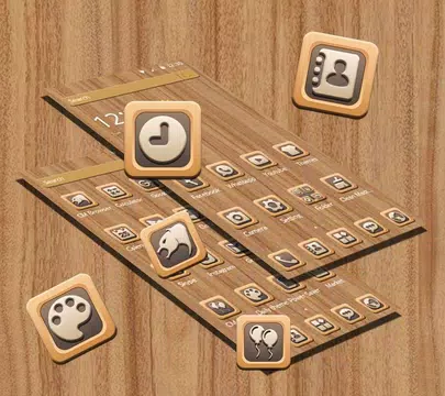 Screenshot 3 for Wood Grain Tree Mobile Themes