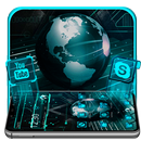 Black Blue Future Technology Theme💙 APK