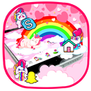 Cute Pink Baby Unicorn Launcher Theme 🦄 APK