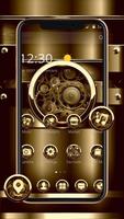 Gold Luxury Business Gear Theme تصوير الشاشة 1