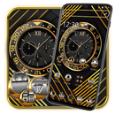 Black and Gold Watch Launcher Theme APK