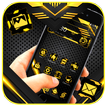 Dark Black Yellow Launcher Theme ✨