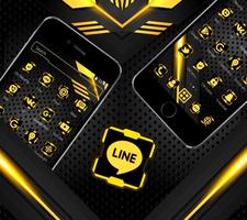 Dark Black Yellow Launcher Theme ✨ Screenshot 2