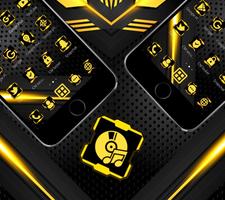 Dark Black Yellow Launcher Theme ✨ Screenshot 3