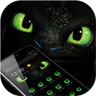 Green Dragon Eyes Theme icône