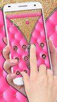 Pink Glitter Zipper Theme screenshot 2
