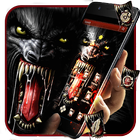 Evil Dark Horrific Wolf Theme icône