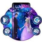 Moonlight Lovely Couple Launcher Theme ícone