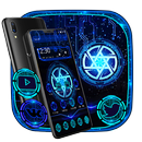 Technology Blue Light Launcher Theme 💎 APK