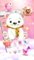 Cute Polar Bear Theme🐨 ảnh chụp màn hình 1