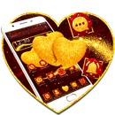 Golden Heart Glitter Launcher Theme 💛 APK