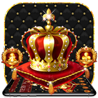 Golden Crown King Launcher Theme icône
