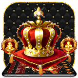 Golden Crown King Launcher Theme icône