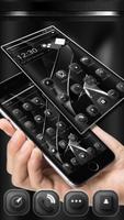 Dark Black Metal Launcher Theme تصوير الشاشة 3